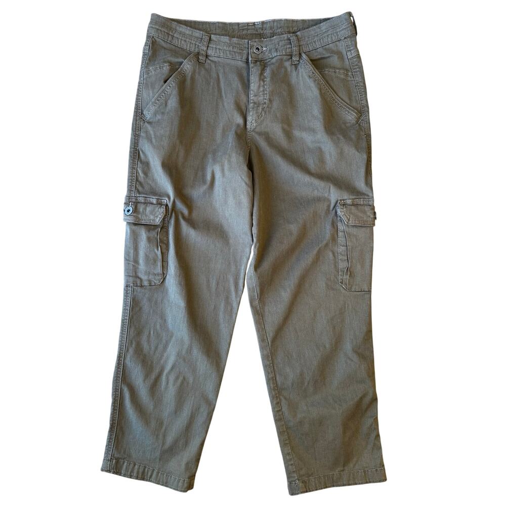 Kuhl Pant Kultivatr Kargo Crop Hiking Outdoors Mid-Rise REI Sage Women’s Sz 12R